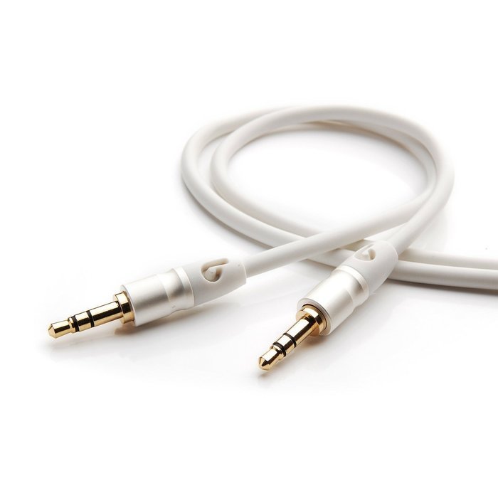 PlugLug - 4FT 3.5mm Male to Female Premium Auxiliary Audio Cable for Headphones, iPods, iPhones, iPads, Home /... N99