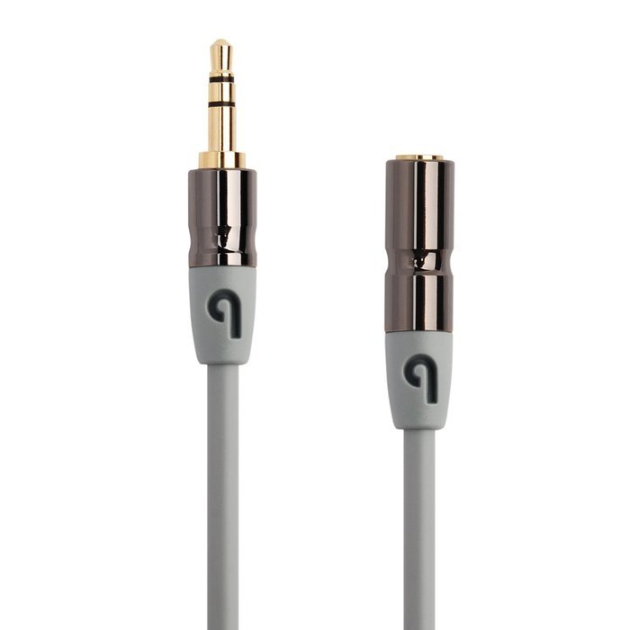 PlugLug - 4FT 3.5mm Male to Female Premium Auxiliary Audio Cable for Headphones, iPods, iPhones, iPads, Home /... N101