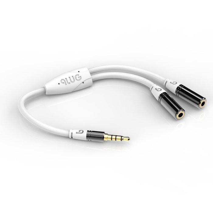 PlugLug - 4FT 3.5mm Male to Female Premium Auxiliary Audio Cable for Headphones, iPods, iPhones, iPads, Home /... N104