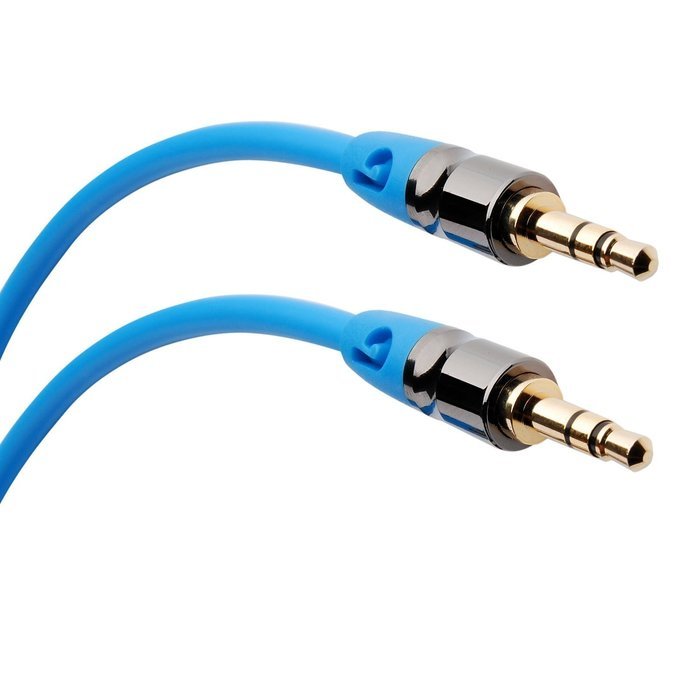 PlugLug - 4FT 3.5mm Male to Female Premium Auxiliary Audio Cable for Headphones, iPods, iPhones, iPads, Home /... N107