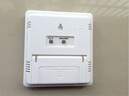17BUY TH-08A Digital LCD Indoor Temperature Humidity Monitor Thermometer Hygrometer with MAX/MIN Record Calendar... N3