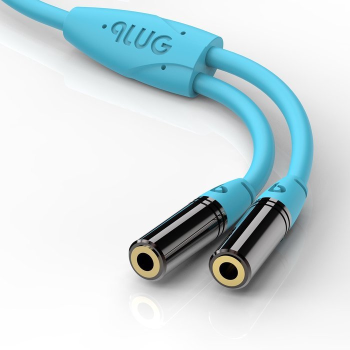 PlugLug - 4FT 3.5mm Male to Female Premium Auxiliary Audio Cable for Headphones, iPods, iPhones, iPads, Home /... N110