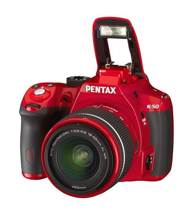 Pentax K-50 16MP Digital SLR Camera Kit with DA L 18-55mm WR f3.5-5.6 Lens (White) N15