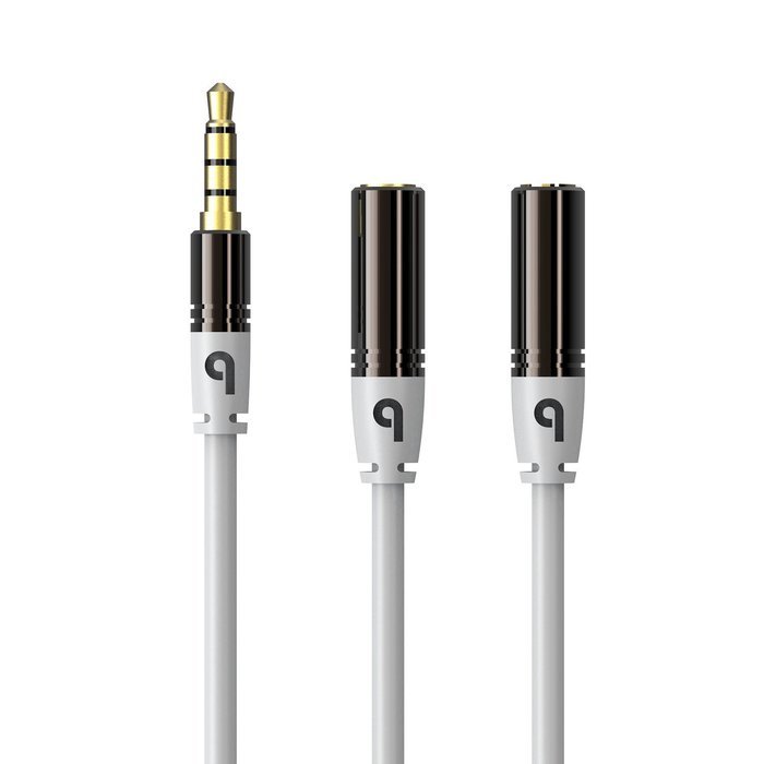 PlugLug - 4FT 3.5mm Male to Female Premium Auxiliary Audio Cable for Headphones, iPods, iPhones, iPads, Home /... N111