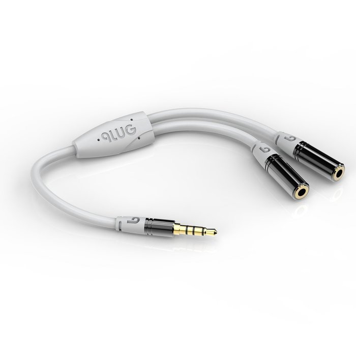 PlugLug - 4FT 3.5mm Male to Female Premium Auxiliary Audio Cable for Headphones, iPods, iPhones, iPads, Home /... N112
