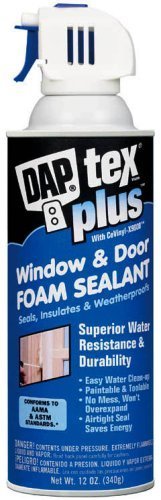Dap Tex Plus 18836 Window and Door Foam Sealant, 12-Ounce by DAP