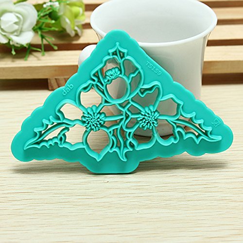 Christmas Cake Decorating Fondant Tools Cake Rose Flower Cutter N2