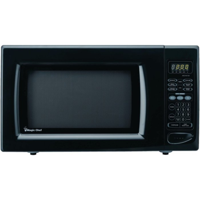 Magic Chef MCD1611B Black 1.6 Cu-ft 1100W Microwave W/Digital Touch Home & Garden