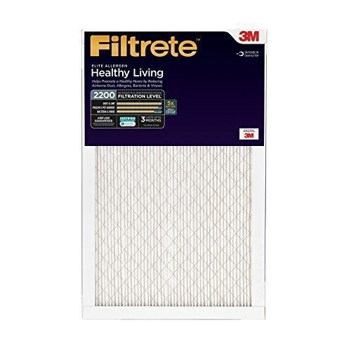 Filtrete Healthy Living Elite Allergen Reduction Filter, MPR 2200, 14 x ...