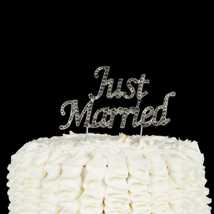 Happily Ever After Wedding Cake Topper, Gold Fairytale Princess Decoration (Happily Ever After - Gold) N6