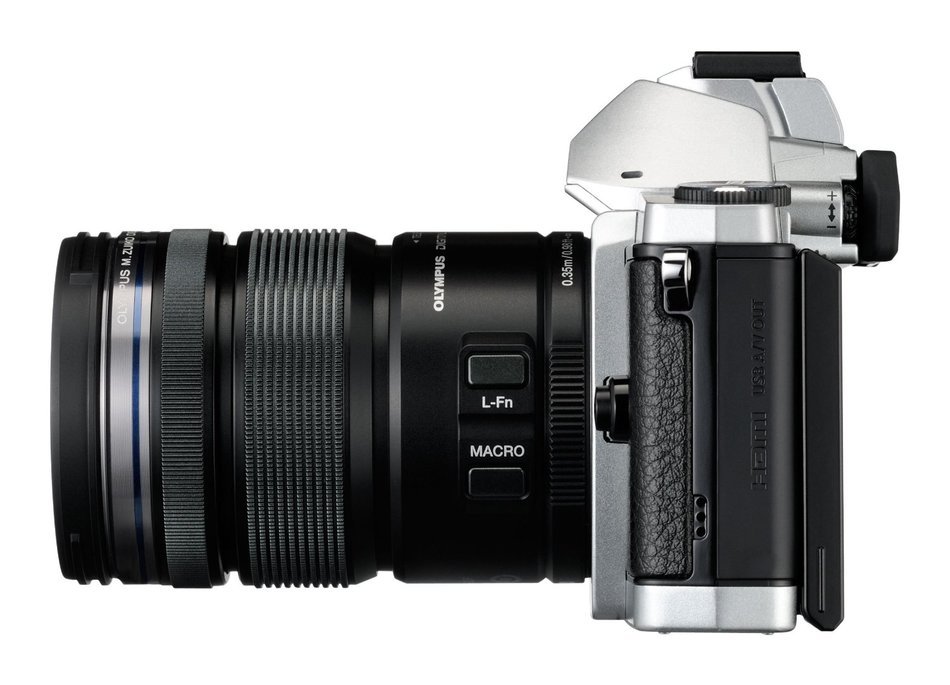Olympus OM-D E-M5 16MP Live MOS Interchangeable Lens Camera with 3.0-Inch Tilting OLED Touchscreen and 12-50mm... N4