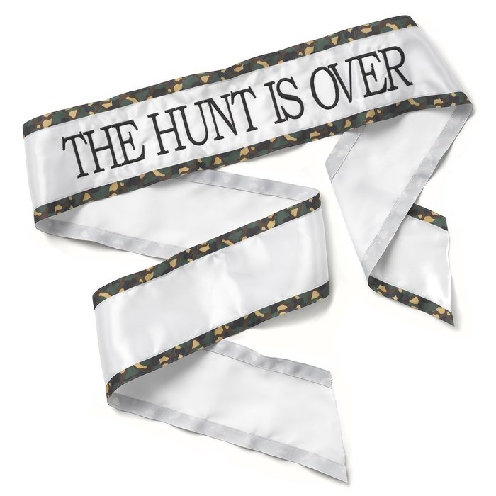 Hortense B. Hewitt Wedding Accessories Sash, Brown Camo Hunt is Over N2