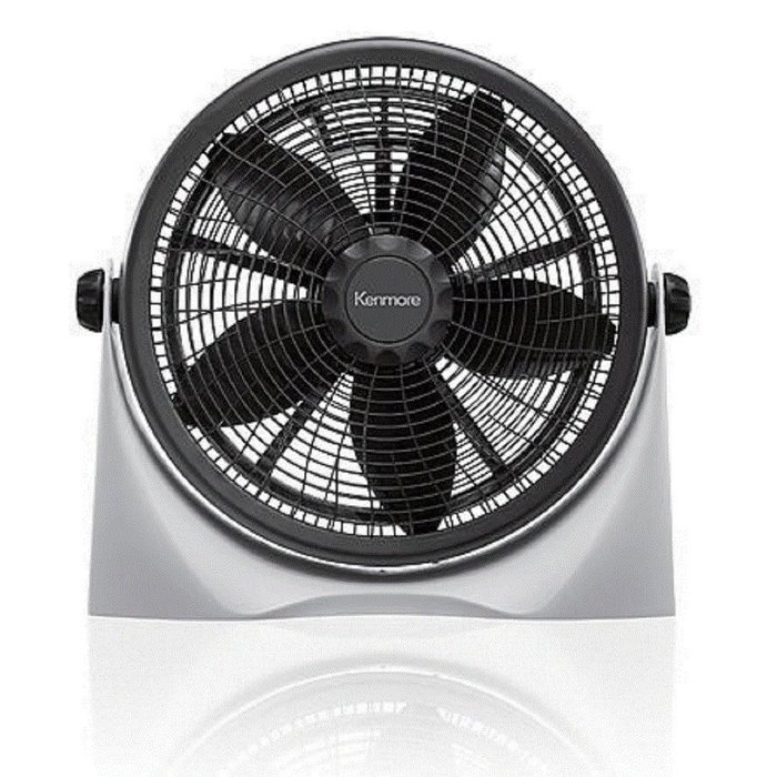 Kenmore 35162 16" High Velocity Floor Fan - Black & White 35162 N2
