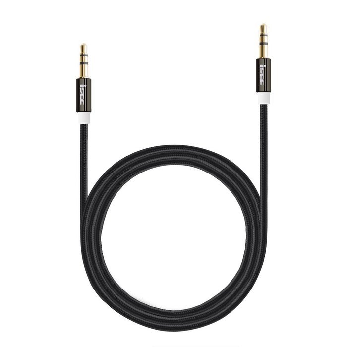 iSEE Aux Cord ,3.3 Ft Nylon premium Audio Cable / Aux Cable , Auxiliary Cable for Car and Home Stereo, Headphone... N14