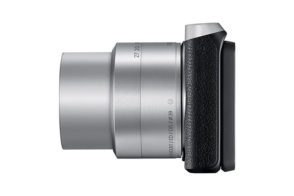 Samsung NX Mini 20.5MP CMOS Smart WiFi & NFC Mirrorless Digital Camera with 9-27mm Lens and 3" Flip Up LCD Touch... N58