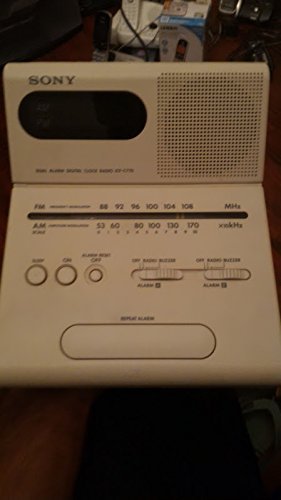 Vintage Sony Alarm Clock Radio ICF-C770 &ndash; Tilting Display