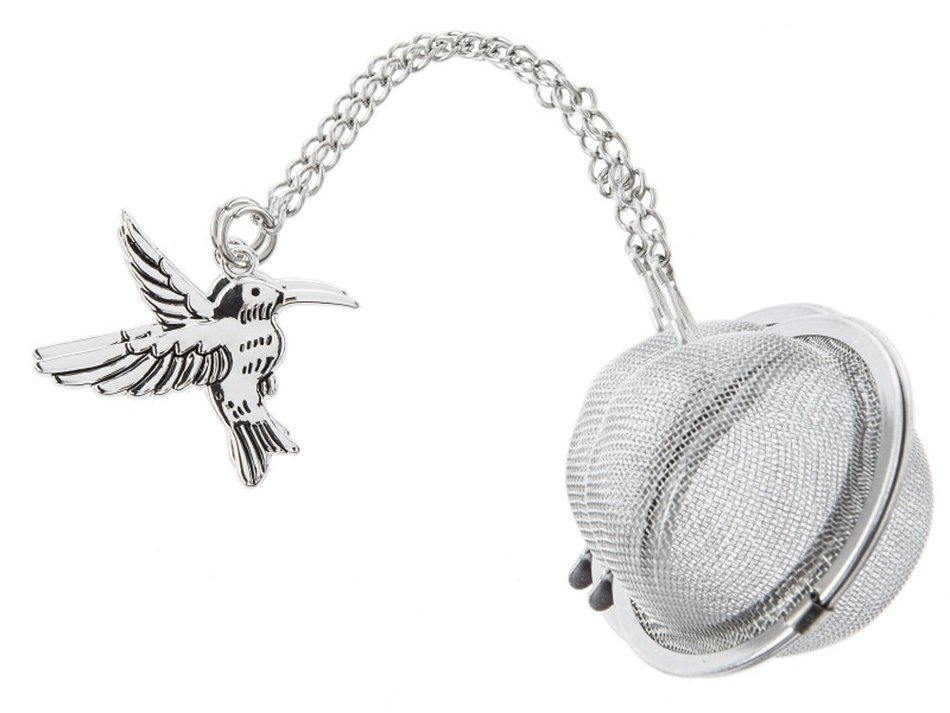 Hummingbird Charm Tea Infuser Ball - By Ganz