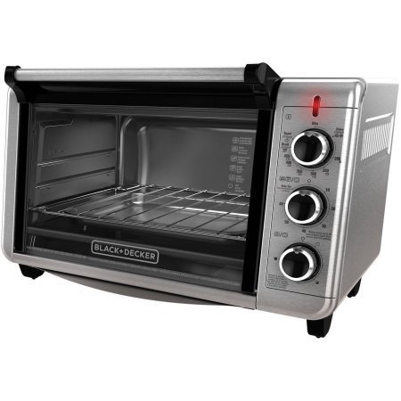 Black & Decker Dining In Countertop Convection Oven /Model:TO3210SSD/Color:Stainless Steel N2