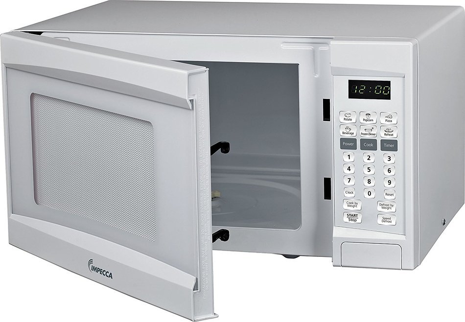 Impecca CM-0773 700W Counter Top Microwave Oven, 0.7 Cubic' , Black N3