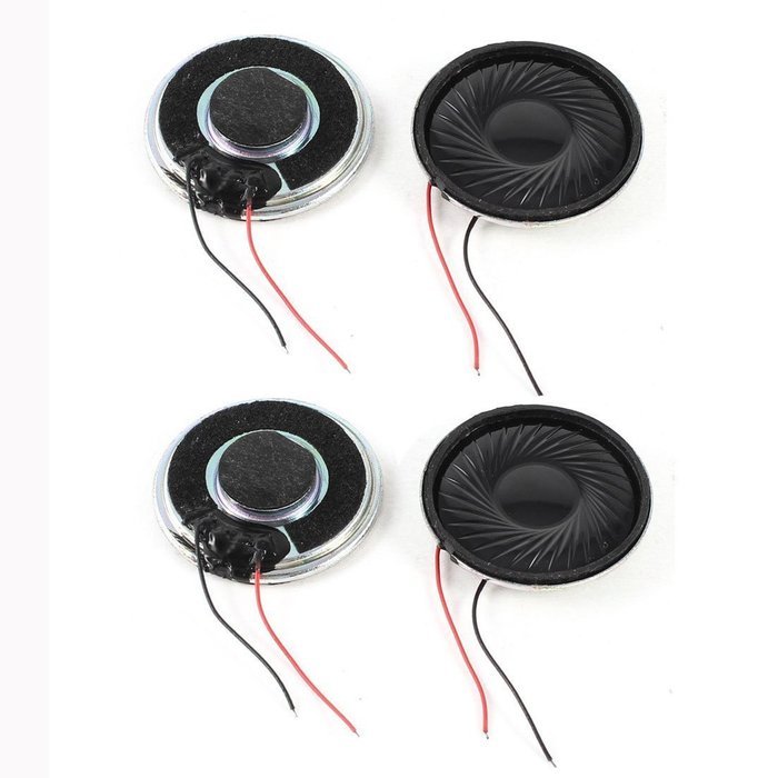 Internal Speakers - TOOGOO(R)4 Pcs Internal Speakers Magnet 30mm 2800Hz 8Ohm 1W for PC Laptop