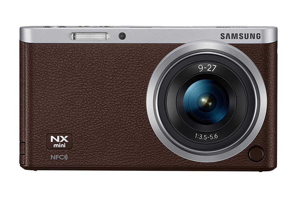 Samsung NX Mini 20.5MP CMOS Smart WiFi & NFC Mirrorless Digital Camera with 9-27mm Lens and 3" Flip Up LCD Touch... N76