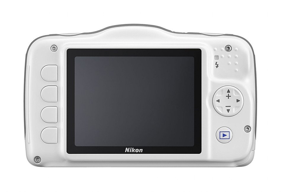Nikon COOLPIX S32 13.2 MP Waterproof Digital Camera with Full HD 1080p Video (Blue) (Discontinued by Manufacturer) N8