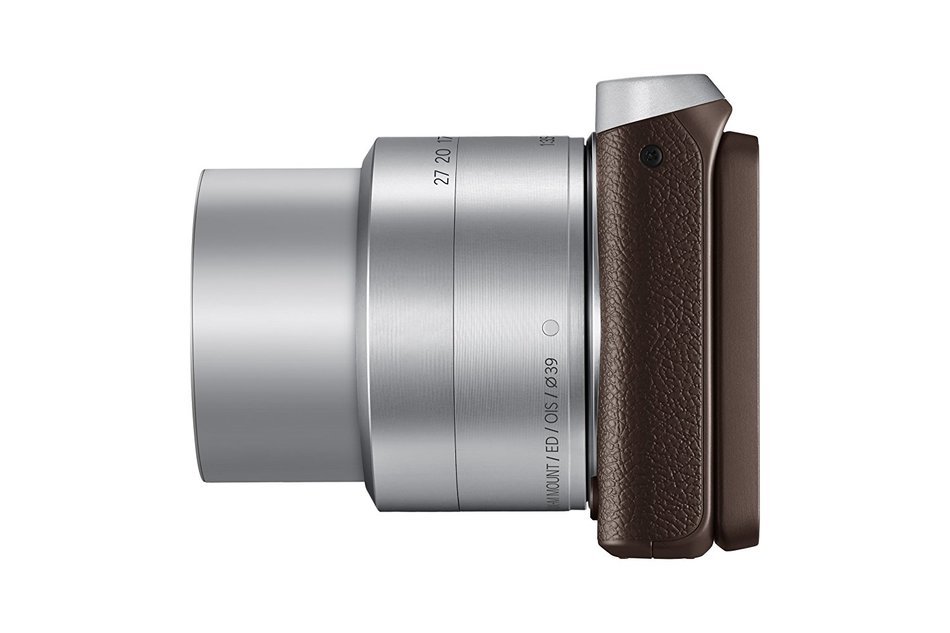 Samsung NX Mini 20.5MP CMOS Smart WiFi & NFC Mirrorless Digital Camera with 9-27mm Lens and 3" Flip Up LCD Touch... N80