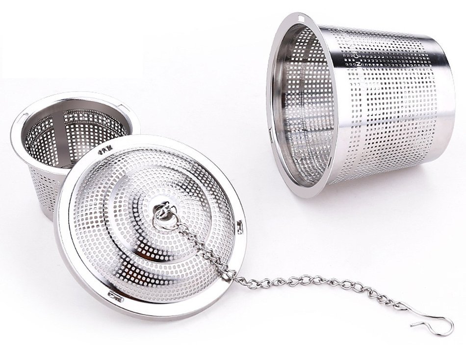 Bestwoohome Stainless Steel Tea Infuser/Filter for Loose Leaf Tea (Large) N2
