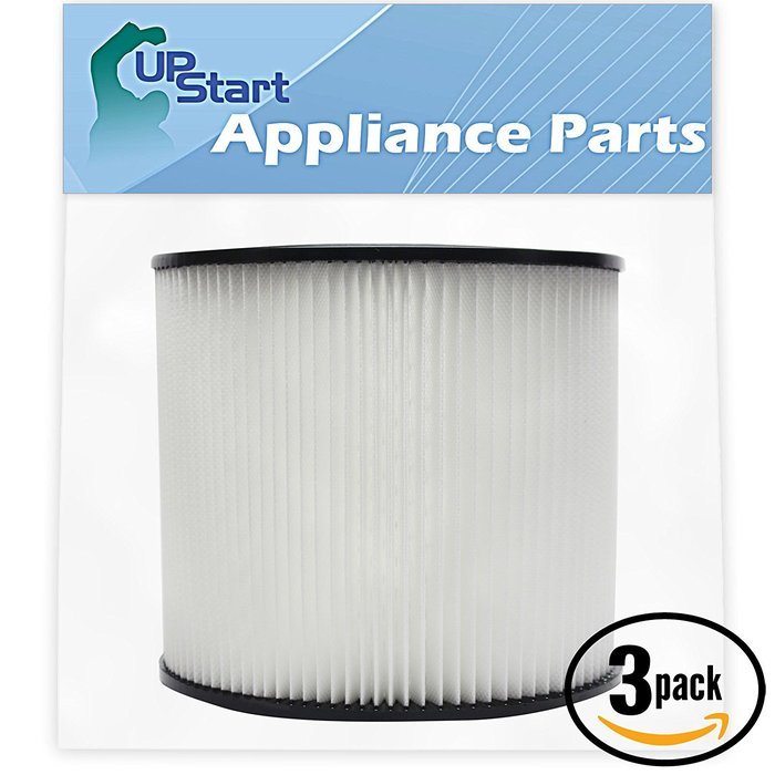3-Pack Replacement Shop-Vac Hardware Store Wet/Dry Vac BLB650C Vacuum Cartridge Filter - Compatible Shop-Vac 90304...