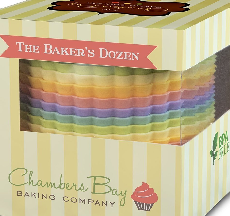 Premium Jumbo Reusable Nonstick Silicone Muffin Liners / Baking Cups - No BPA