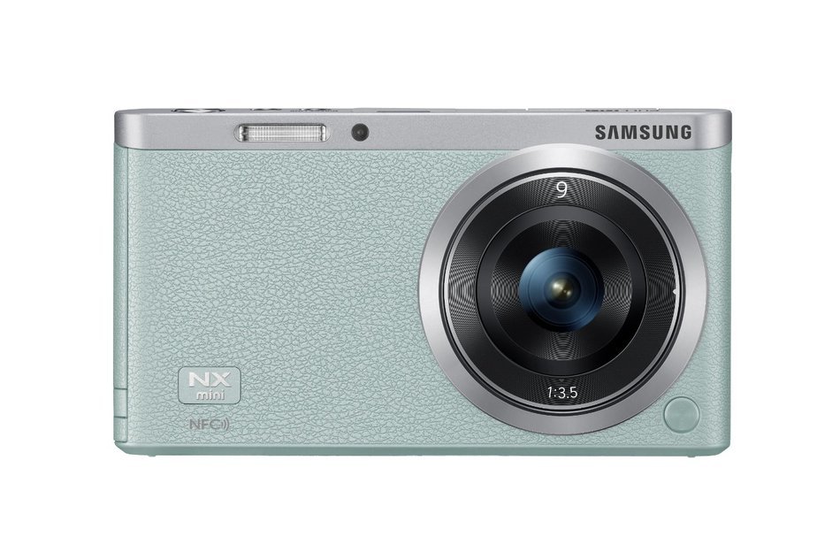Samsung NX Mini 20.5MP CMOS Smart WiFi & NFC Mirrorless Digital Camera with 9-27mm Lens and 3" Flip Up LCD Touch... N93