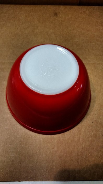 SET OF 4 - Vintage Pyrex Primary Colors Mixing Nesting Batter Bowl Set - Blue 1 1/2 Pint, Red 1 1/2 Quart, Green...
