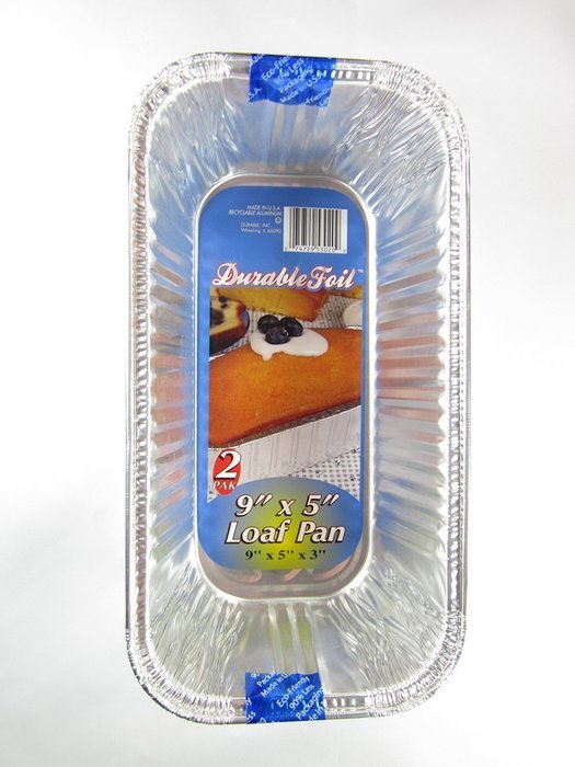 6 Disposable Aluminum Large Loaf Pans