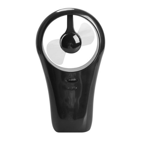 Generic Mini Super Handheld Mute USB Battery Cooling Fan for Outdoor Sports Black N5