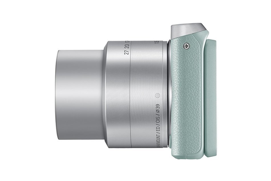 Samsung NX Mini 20.5MP CMOS Smart WiFi & NFC Mirrorless Digital Camera with 9-27mm Lens and 3" Flip Up LCD Touch... N115