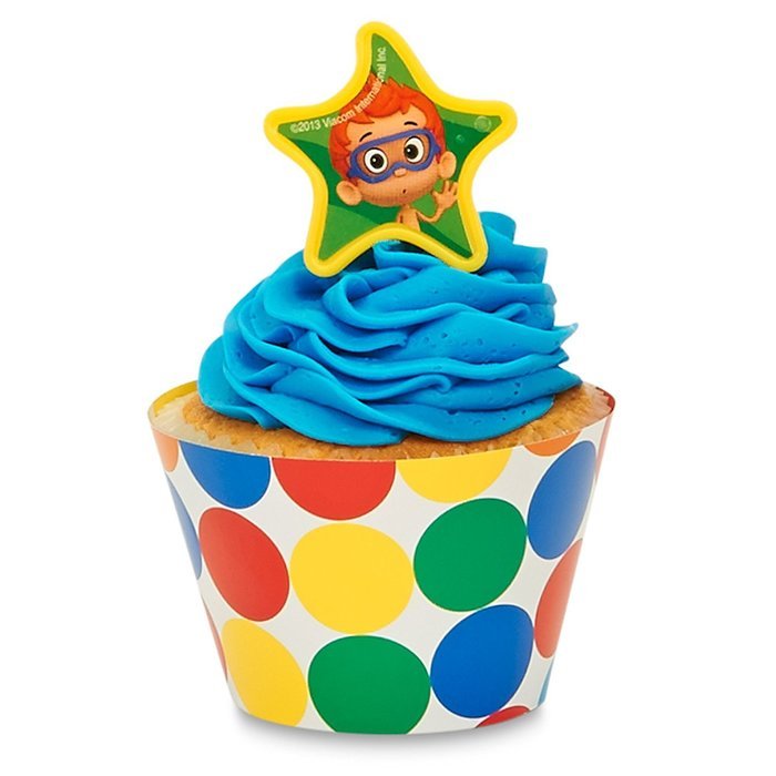 Bubble Guppies Cupcake Wrapper & Pick Kit