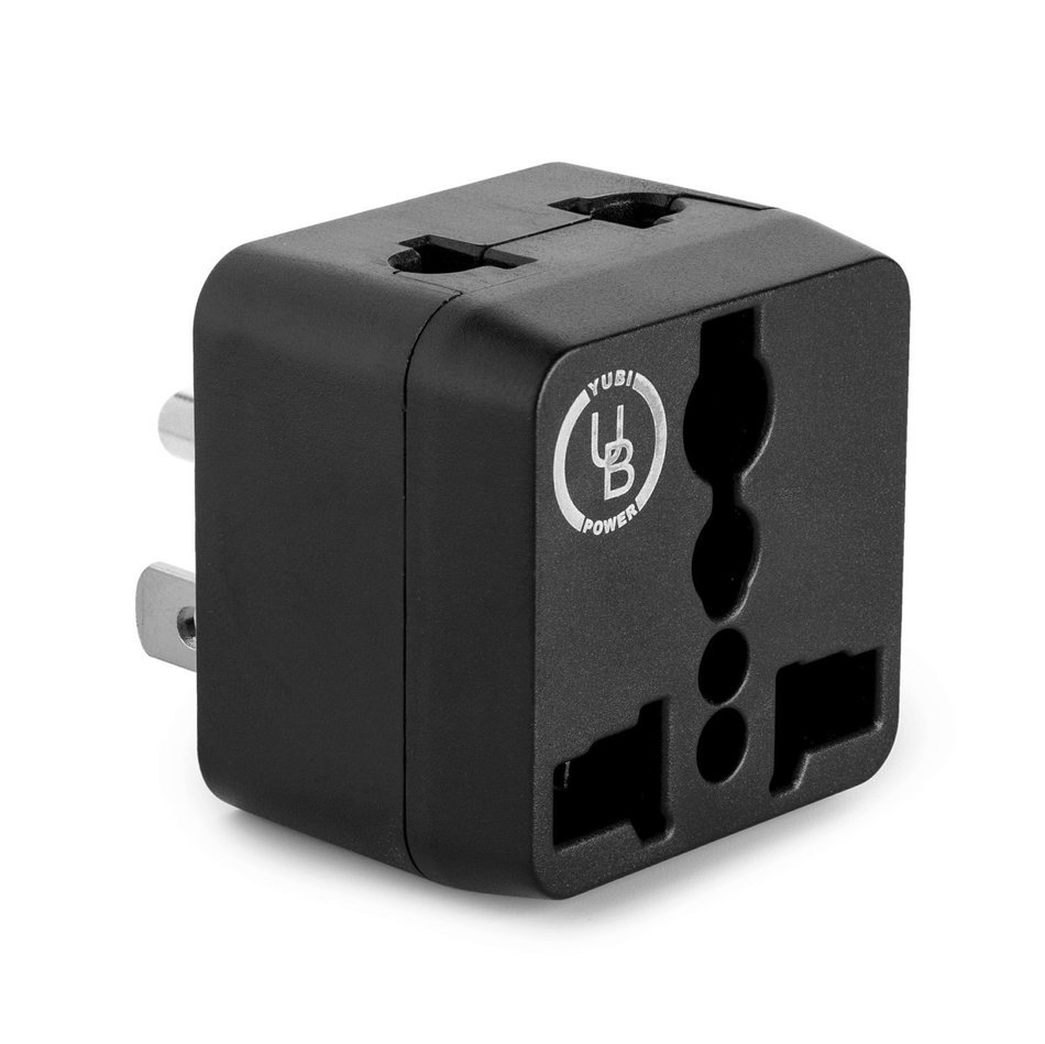 Yubi Power 2 In 1 Universal Travel Adapter With 2 Universal Outlets ...