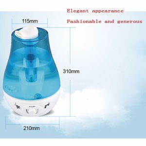 Youzee 2.6-4L Cool Mist Humidifier Ultrasonic Aroma Diffuser Purifier Lonizer with Night Light for Bedroom Home... N2