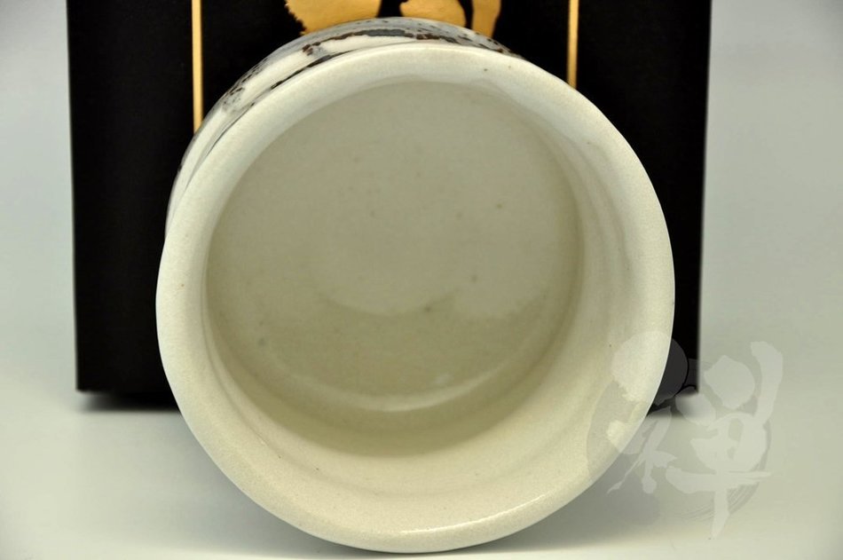 Japanese Mino Yaki ware Matcha Bowl Green Tea 11 / 11 / 8.5cm (4.3 / 4.3 / 3.3inch)[7314]