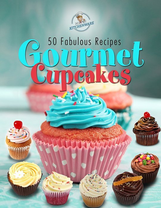 Set of 6 Mr Muffin Muffin Top Bake Cups with FREE EBook "Gourmet Cupcakes"! Delight Your Family & Friends with... N3