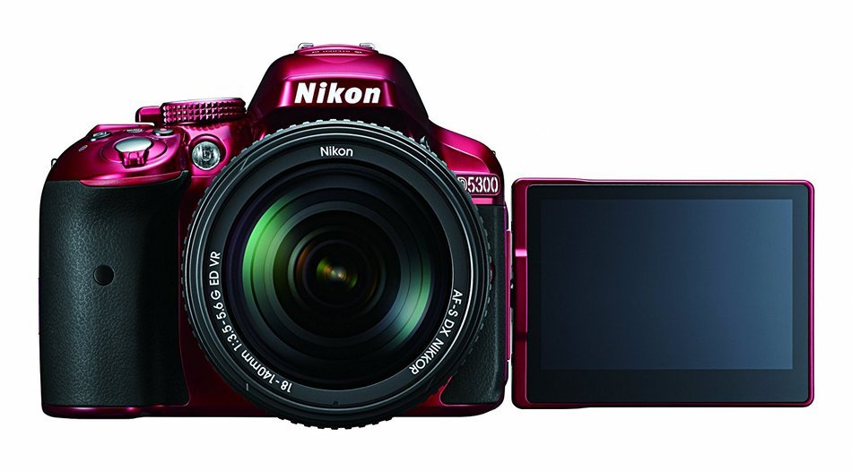 Nikon D5300 DX-format Digital SLR Kit w/ 18-55mm VR II and 55-300mm VR Lens Kit (Black) N32