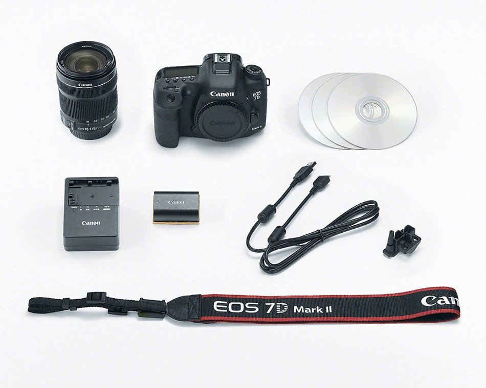 Canon EOS 7D Mark II Digital SLR Camera Body Wi-Fi Adapter Kit N11