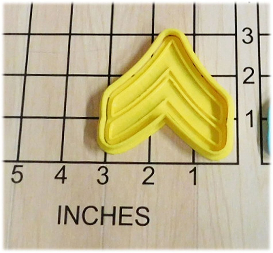 US Army Corporal Promotion Party Cookie Cutter and Stamp #1043