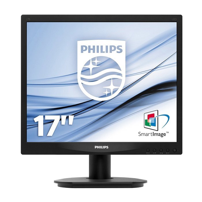 Philips S-line 17S4LSB - cran LED - 17- - 1280 x 1024 - 250 cd-m2 - 1000-1 - 20000000-1 -dynamique... N2