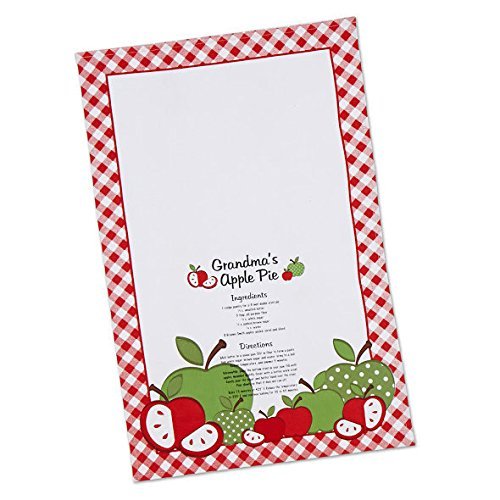Apple Shaped Pie Plate with Free Dishtowel