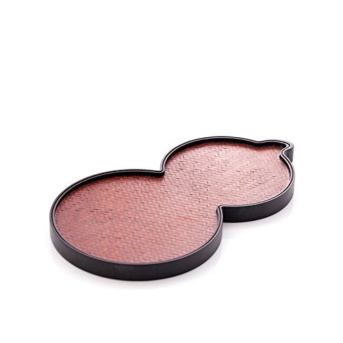 CCWY Bamboo gourd making Japanese-style antique bamboo pot for tea ceremony kettle tea tray tray tray Office Accessories...