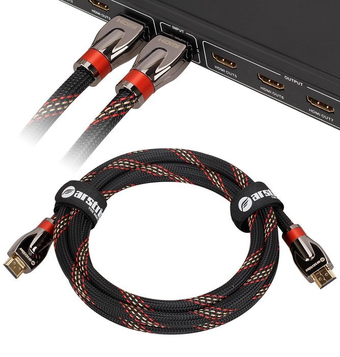 FARSTRIDER&reg; 12 Feet (3.66 Meters) HDMI v2.0/1.4a HDMI Cable Ultra High Speed, Support 3D 2160P, HD 4k, Ultra HD... N6