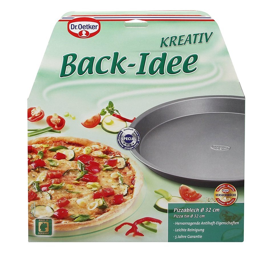 Dr.Oetker "Back-Idee" Pizza Tray, O12.60", Black