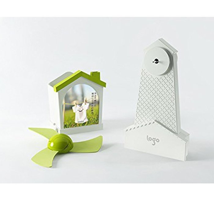 Megadream 3 in 1 USB Powered Soft EVA Blade Windmills Shape Handheld Mini Fan with Photo Frame Album & Pen Container... N7