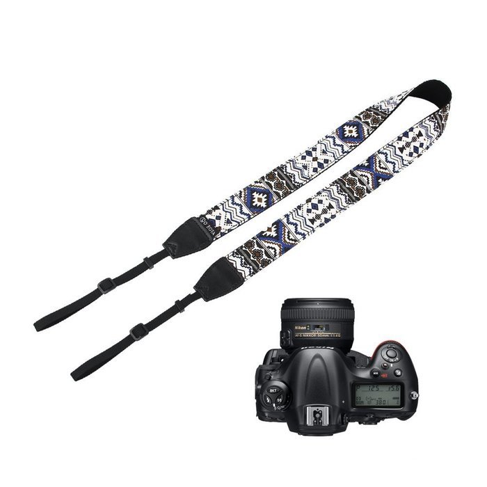 Orota Red Strip Pattern Camera Neck Shoulder Strap for DSLR, SLR and Digital Camera, OLC-20 N26